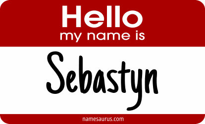 Hello my name is Sebastyn png download