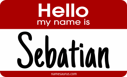 Hello my name is Sebatian png download