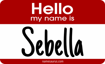 Hello my name is Sebella png download
