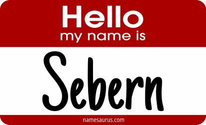 Hello my name is Sebern png download