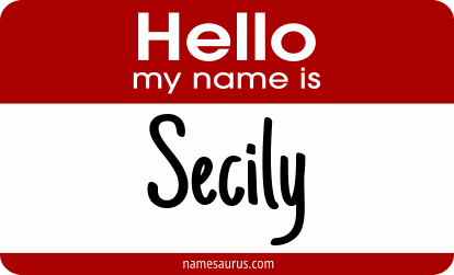 Hello my name is Secily png download