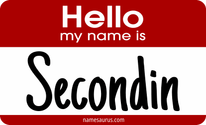 Hello my name is Secondin png download