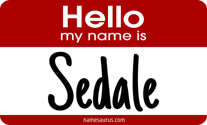 Hello my name is Sedale png download