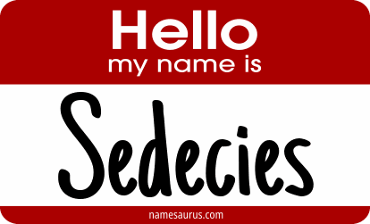 Hello my name is Sedecies png download