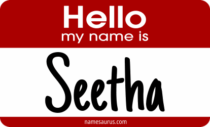 Hello my name is Seetha png download