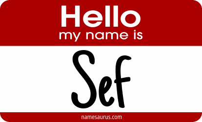 Hello my name is Sef png download
