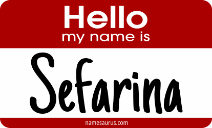 Hello my name is Sefarina png download