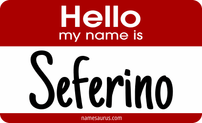 Hello my name is Seferino png download