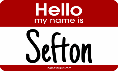 Hello my name is Sefton png download