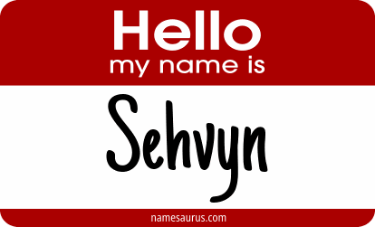 Hello my name is Sehvyn png download