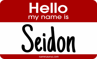Hello my name is Seidon png download