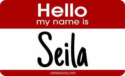 Hello my name is Seila png download
