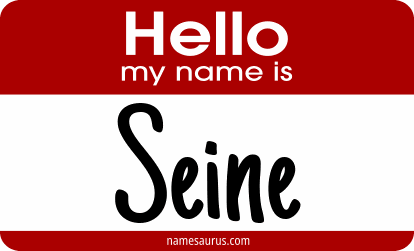 Hello my name is Seine png download