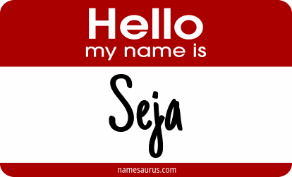 Hello my name is Seja png download