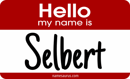 Hello my name is Selbert png download