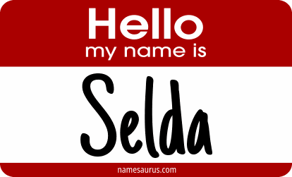 Hello my name is Selda png download