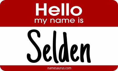 Hello my name is Selden png download