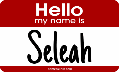 Hello my name is Seleah png download