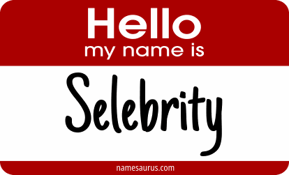 Hello my name is Selebrity png download