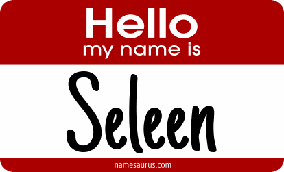 Hello my name is Seleen png download