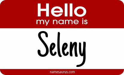 Hello my name is Seleny png download