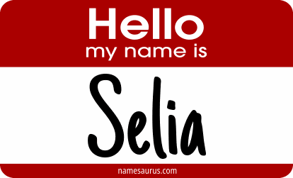 Hello my name is Selia png download
