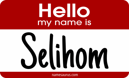 Hello my name is Selihom png download