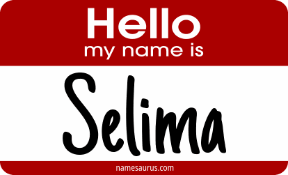 Hello my name is Selima png download