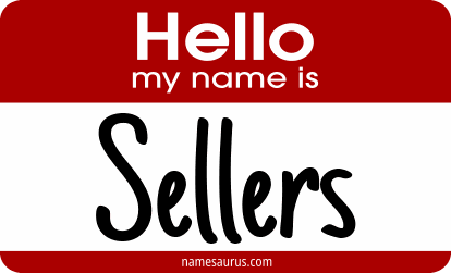 Hello my name is Sellers png download