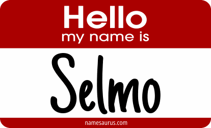 Hello my name is Selmo png download