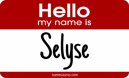 Hello my name is Selyse png download