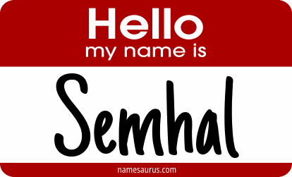 Hello my name is Semhal png download