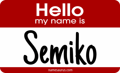 Hello my name is Semiko png download