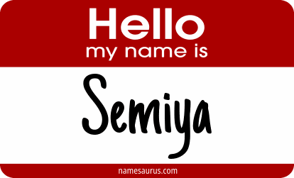 Hello my name is Semiya png download