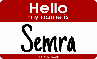 Hello my name is Semra png download