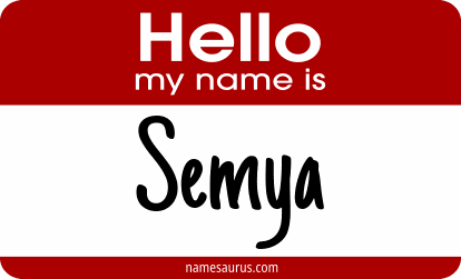 Hello my name is Semya png download
