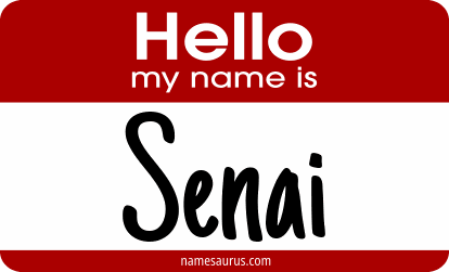 Hello my name is Senai png download