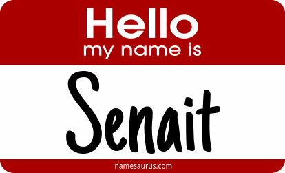Hello my name is Senait png download