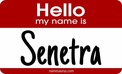 Hello my name is Senetra png download
