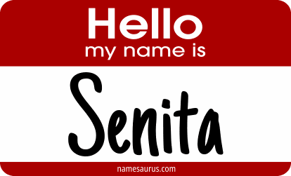 Hello my name is Senita png download