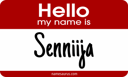 Hello my name is Senniija png download