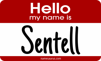 Hello my name is Sentell png download