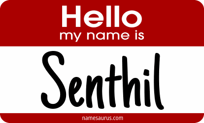 Hello my name is Senthil png download