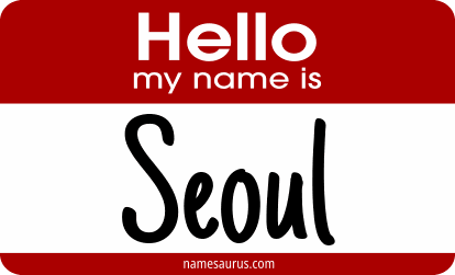 Hello my name is Seoul png download