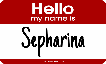 Hello my name is Sepharina png download