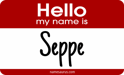 Hello my name is Seppe png download