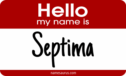 Hello my name is Septima png download