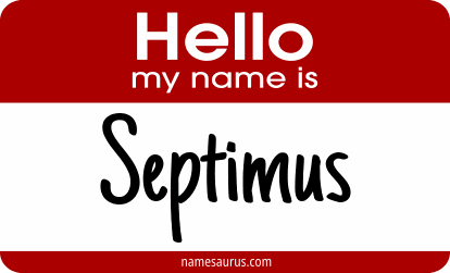 Hello my name is Septimus png download