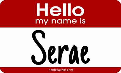 Hello my name is Serae png download