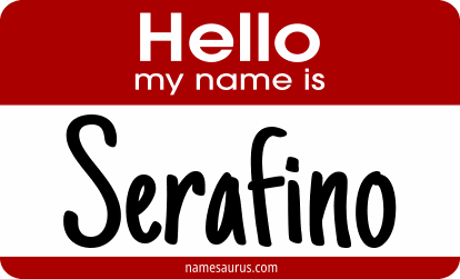 Hello my name is Serafino png download